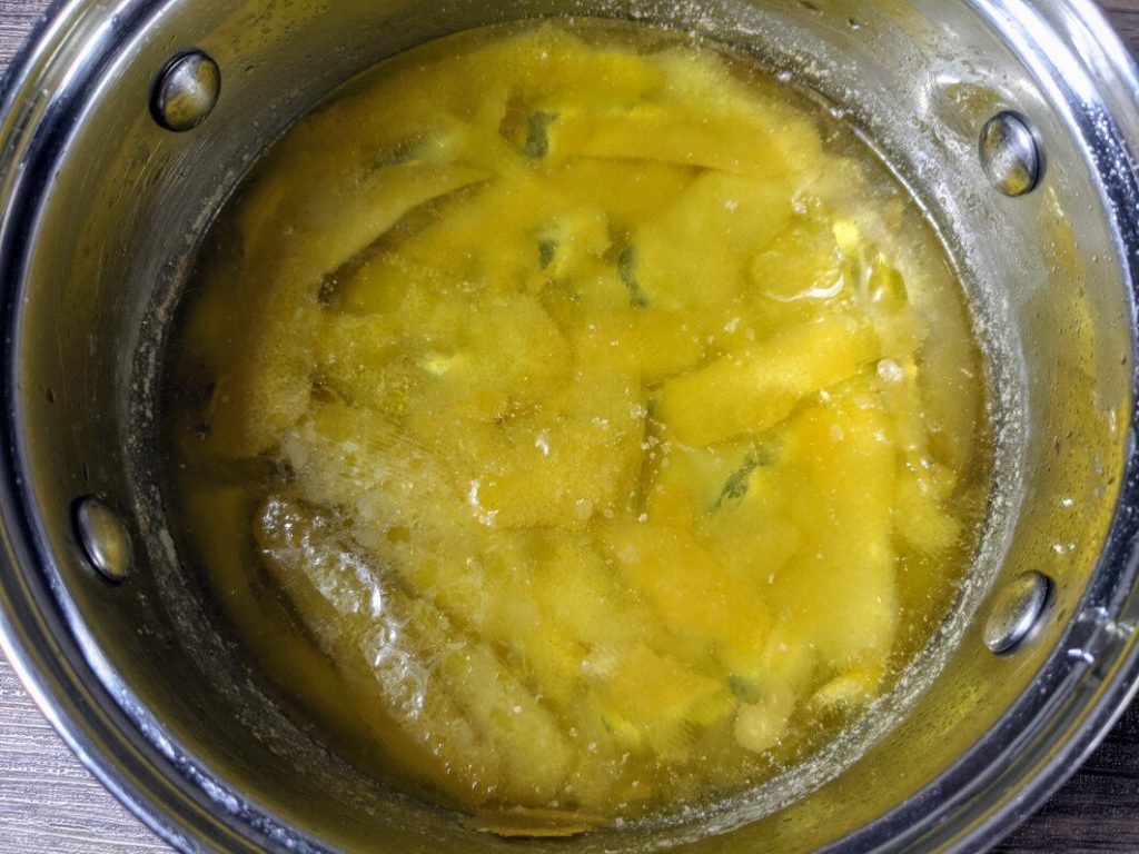 Syrop ze skórek cytrynowych