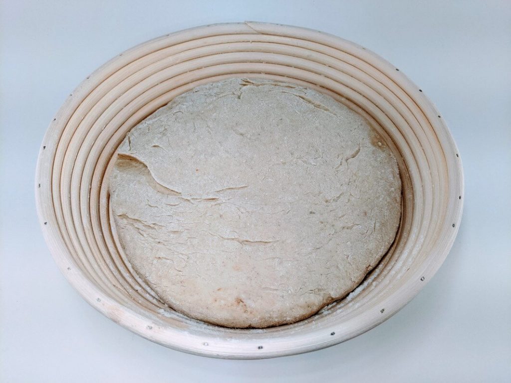 Ciasto chlebowe przed wyrośnięciem