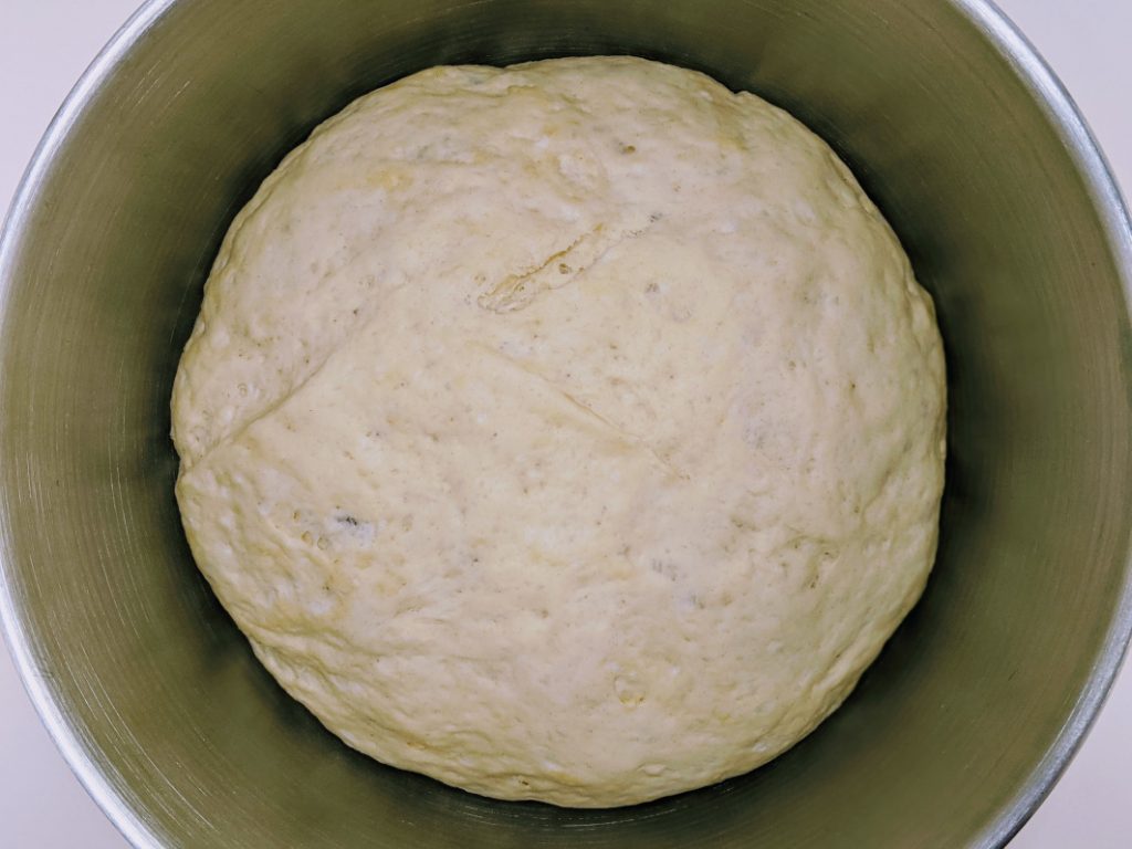 Ciasto po wyrośnięciu